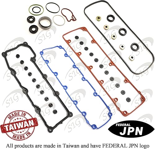 Miniatura 9 de Junta de tapa de válvula de motor compatible con Mazda Modelo 626 1998-2002 y Protégé 2001-2003 y Protege5 2002-2003 con base de motor 1.8L L4