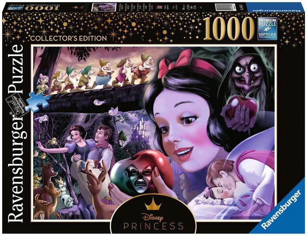 Ravensburger Disney Heroines Collection: Snow White 1000 Piece Jigsaw Puzzle for Adults - 12000454 - Handcrafted Tooling, Made in Germany, Every Piece Fits Together Perfectly