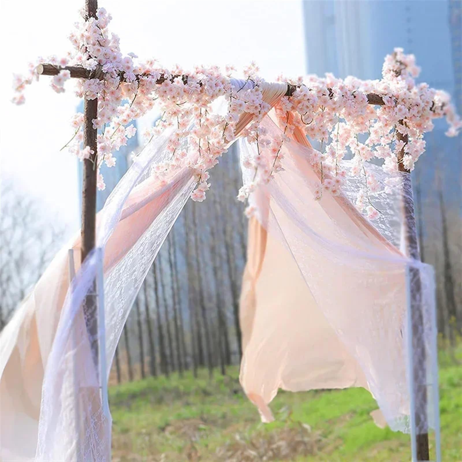 Girlanda rattanowa. Girlanda z rattanu Sakura, ozdoba świąteczna, dekoracja domu, wesele(2.3m rose)