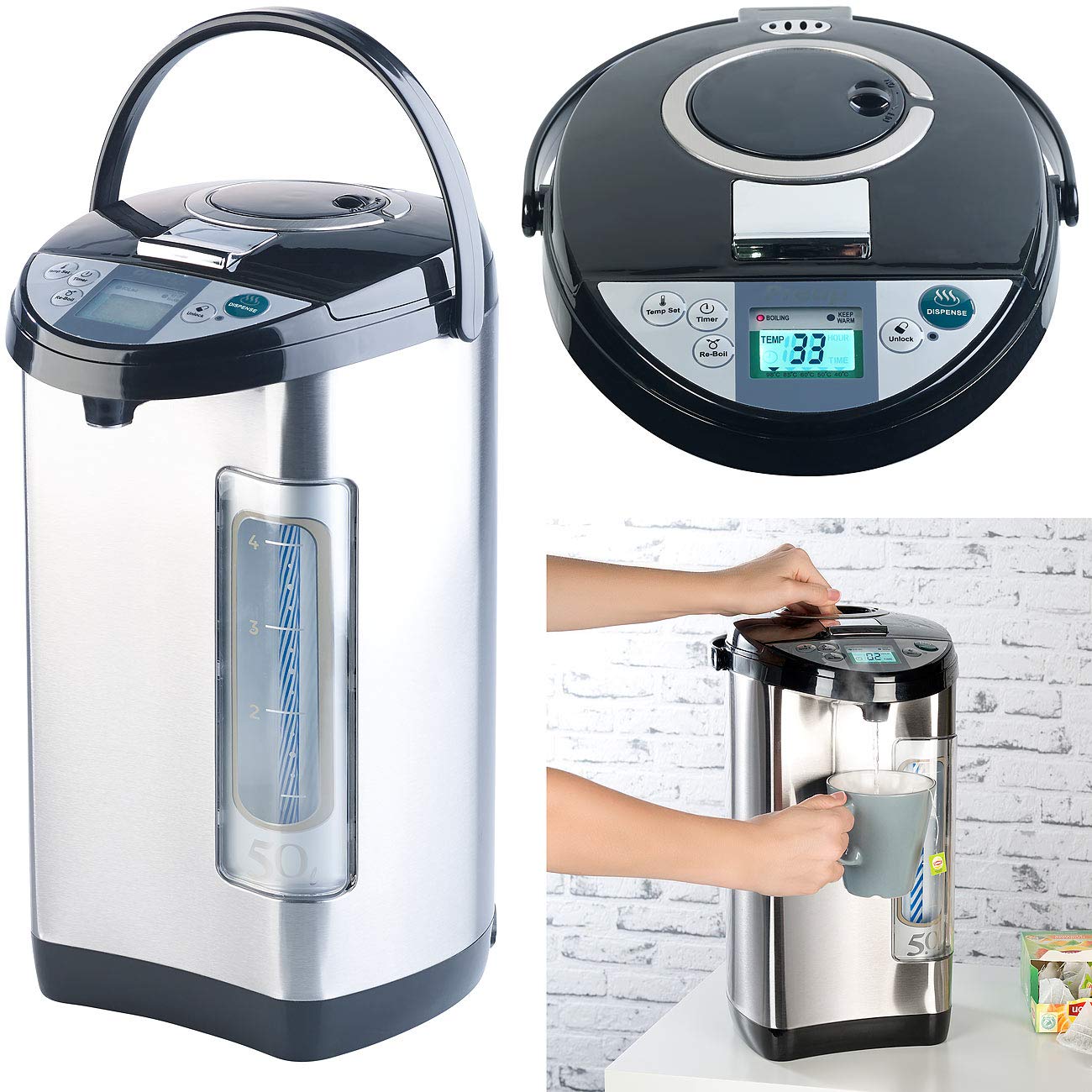 Fontaine à eau chaude 5 L HW-5100 [Rosenstein & Söhne]