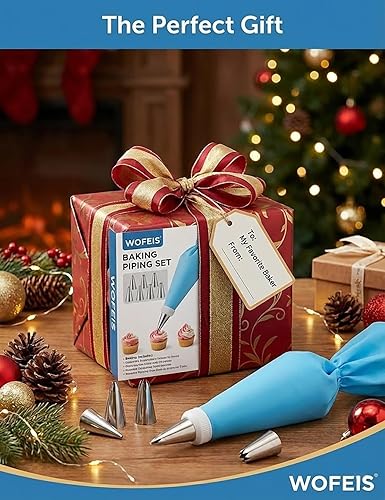 Miniatura 8 de Juego de Bolsas y Boquillas para Repostería, Kit de Decoración de Pasteles de 120 Piezas con 100 Bolsas Desechables para Repostería, Bolsa de