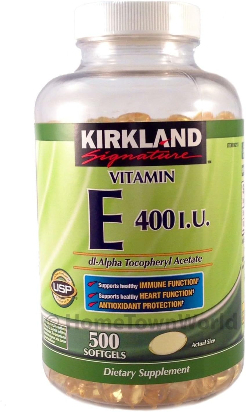 Kirkland Signature Vitamin D3 1000 IU, 360 Tablets Health