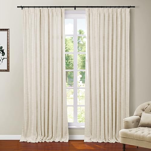 Miniatura 4 de TWOPAGES Cortina opaca con aislamiento térmico para ventana, plisada y con pestaña trasera, para oscurecer la habitación, para sala de estar, 26 x