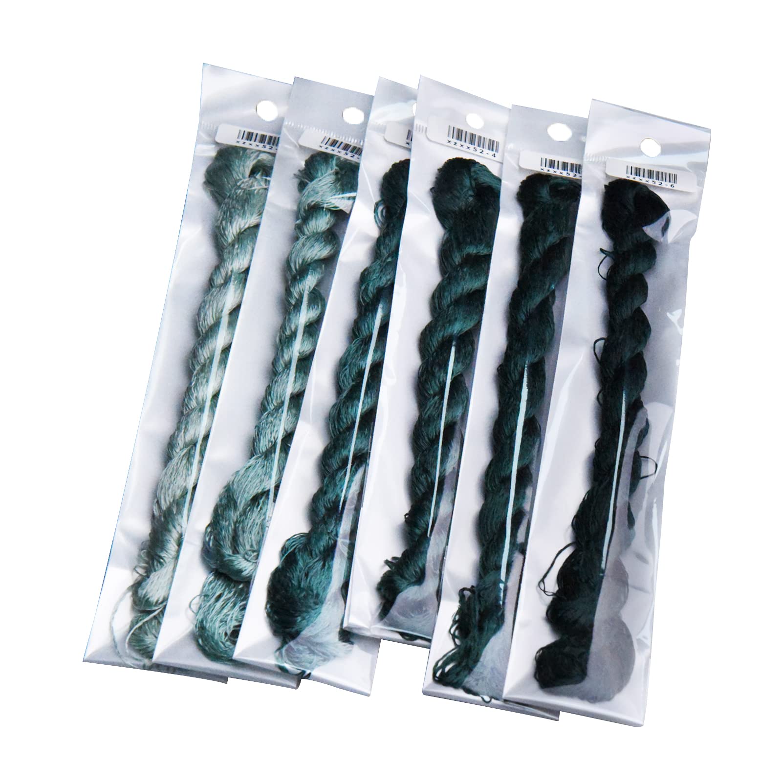 MINGGUXIUYI Natural 100% Silk Thread Handmade Embroidery Thread Floss (52) - Image 4