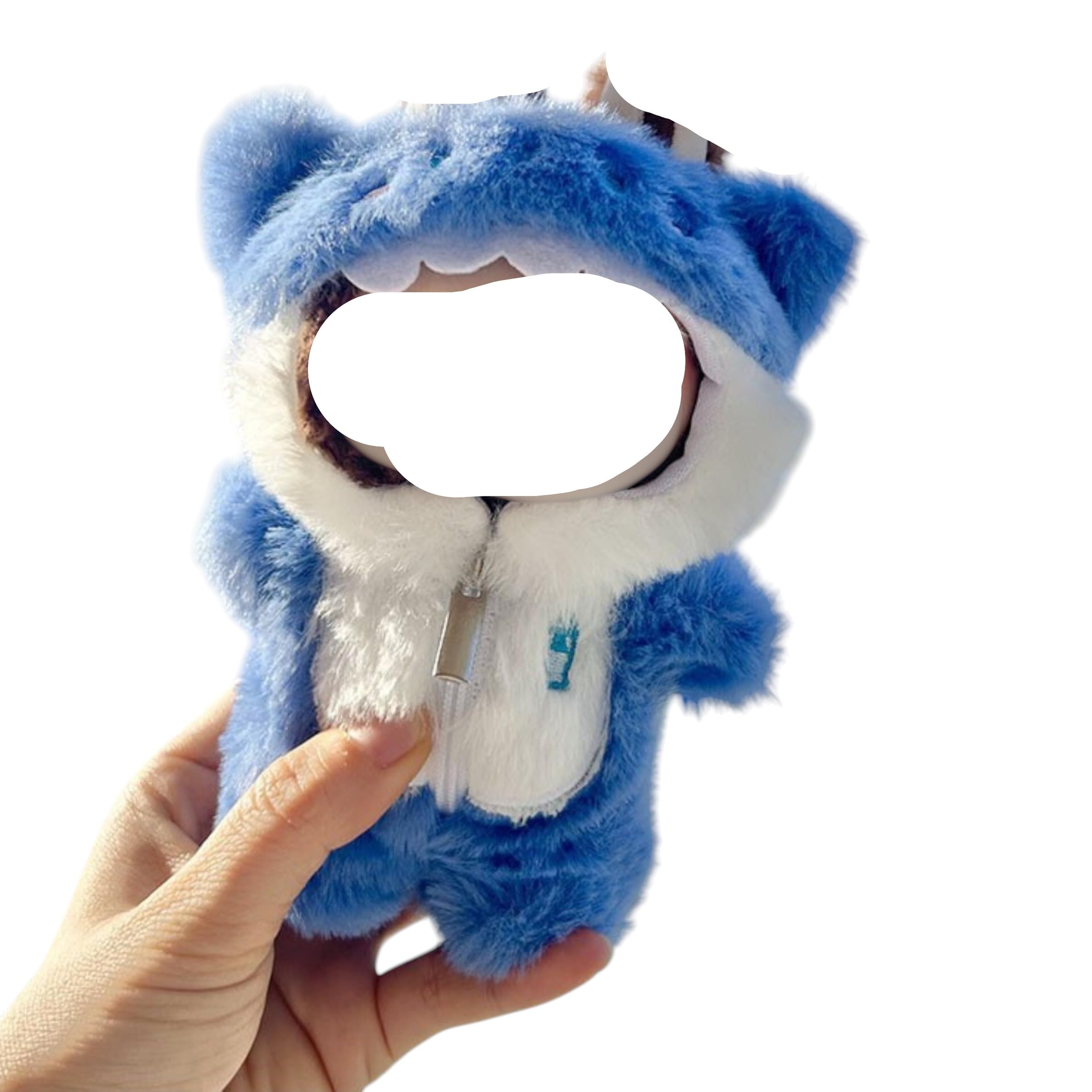 Amazon.co.jp: AXLUCE ラブブ 服 着ぐるみ ぬいぐるみ 服 (ブルーサメ