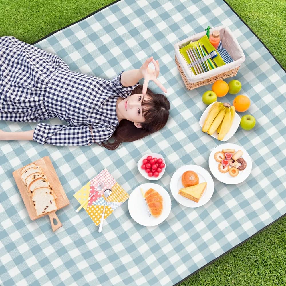 【色: スカイブルー】レジャーシート 厚手 大判 お花見 子供 家族 大きい お Amazon.co.jp: レジャーシート 厚手 大判 お花見 子供 家族