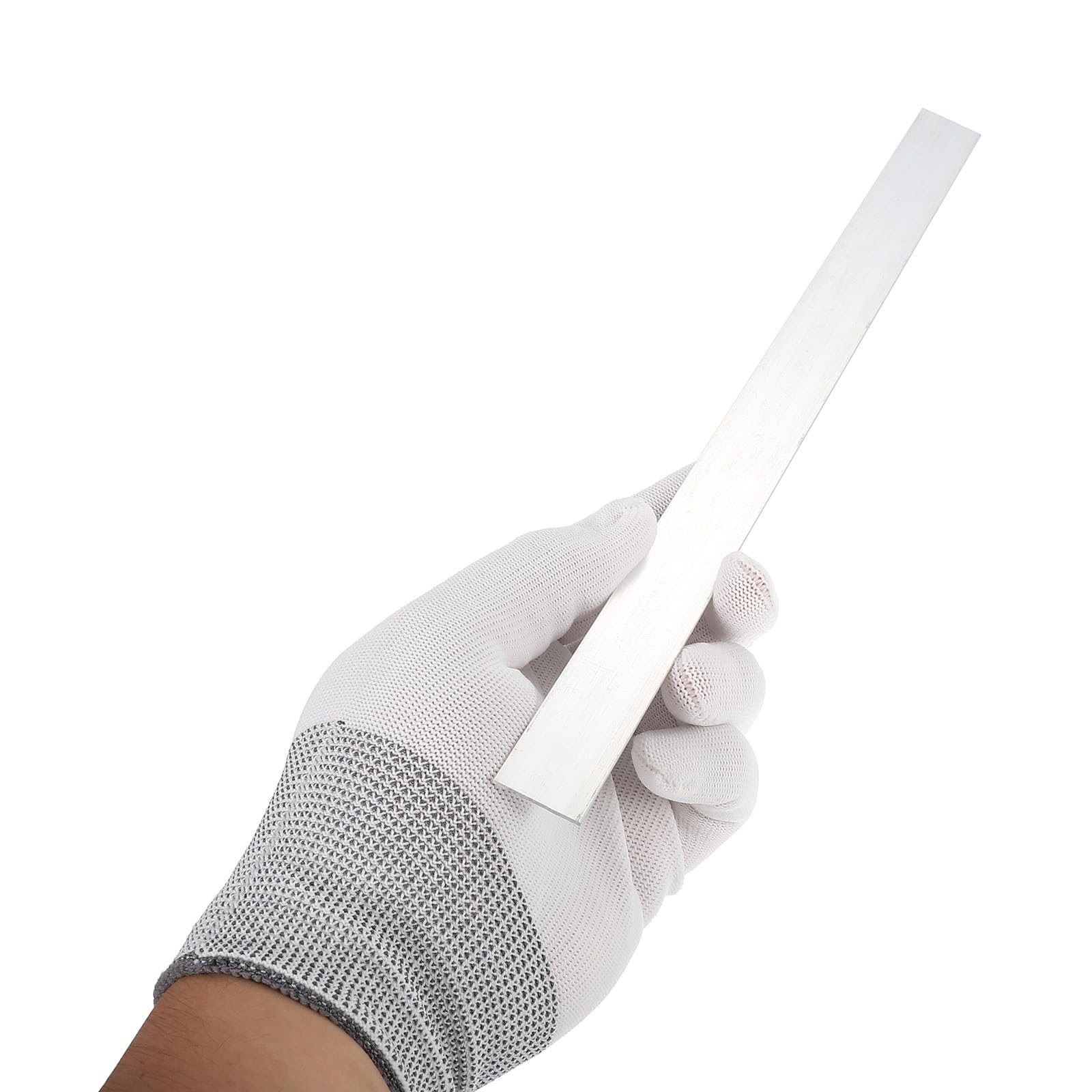 QUARKZMAN 6 Pièces Barre Plate En Aluminium Carrée, Épaisseur De 3/64" (1mm) X Largeur De 51/64" (20mm) X Longueur De 12" (305mm) Plaque Plate En