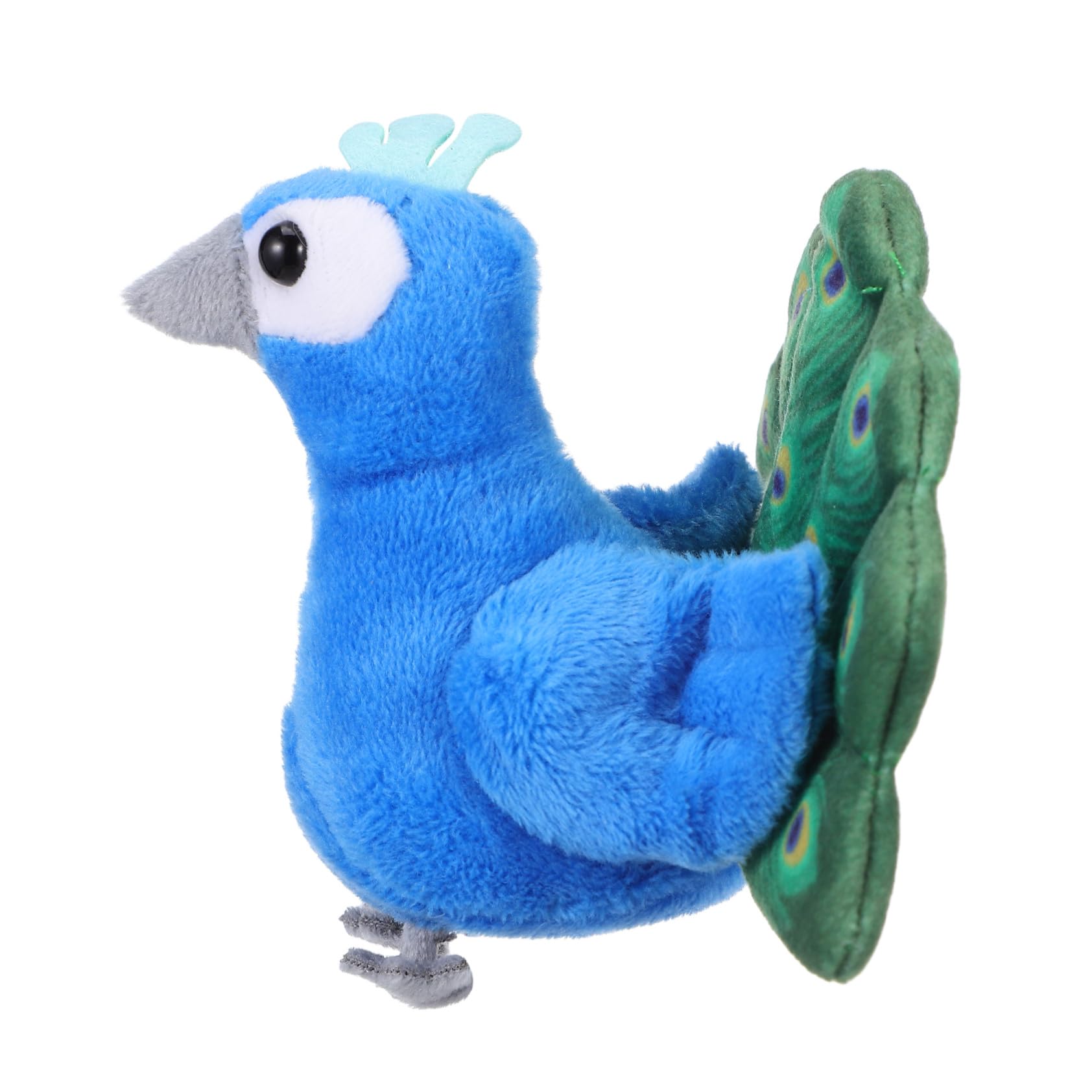 SOIMISS Marionnette à Doigt Paon en Peluche pour Garçon et Filles, Mini Taille, Accessoire Interactif pour Raconter des Histoires, Jouet Éducatif Animalier, Présent Ludique