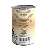 Vista 4 de True Organic Leche de coco sin azúcar de 13.5 onzas líquidas, sin goma guar, sin gluten, vegana y kosher, 18% de grasa de leche de coco