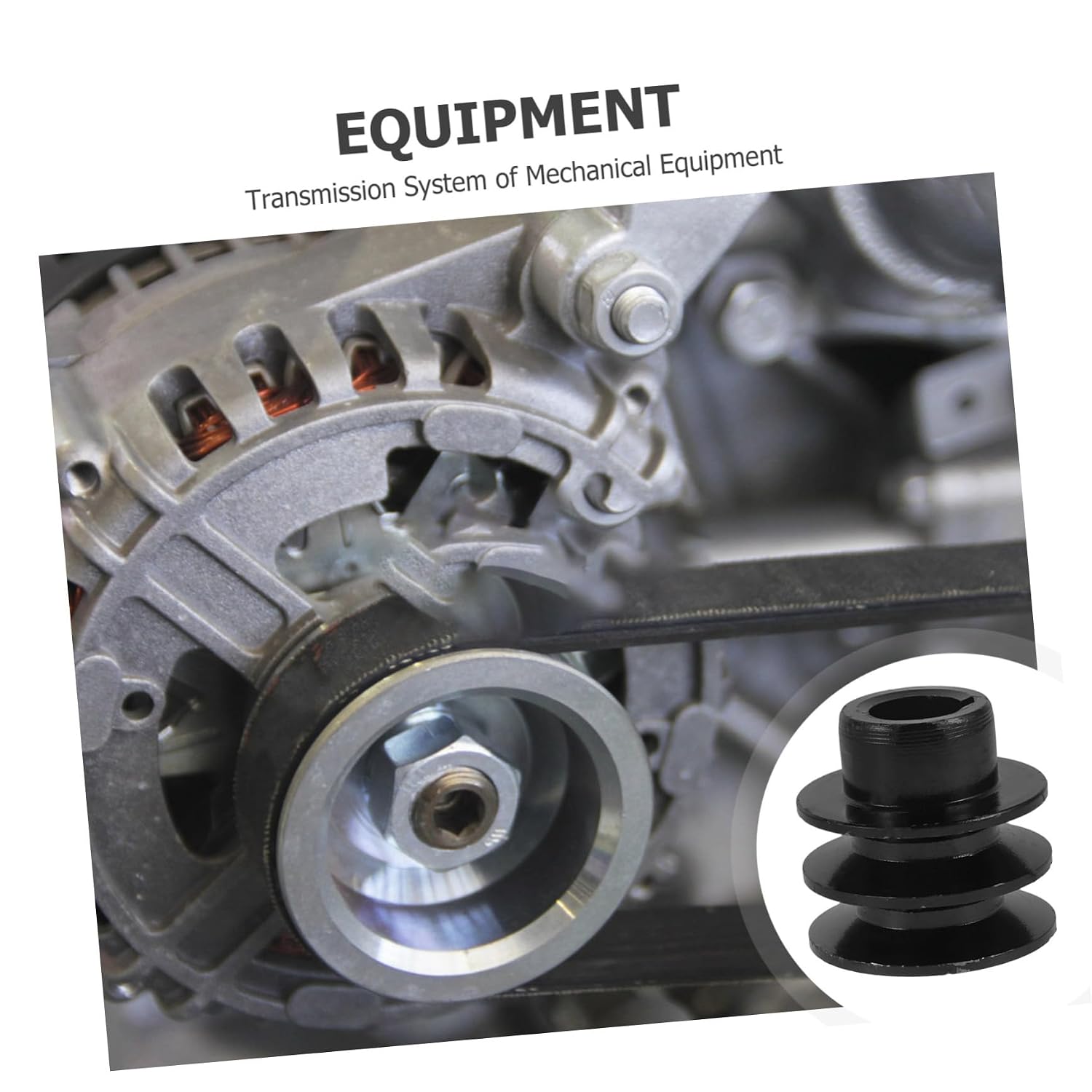 Mechanical Belt Pulley Fixed Cast Wheel for Power Transmission Systems Small Pulley Easy Installation Design for Various Applications