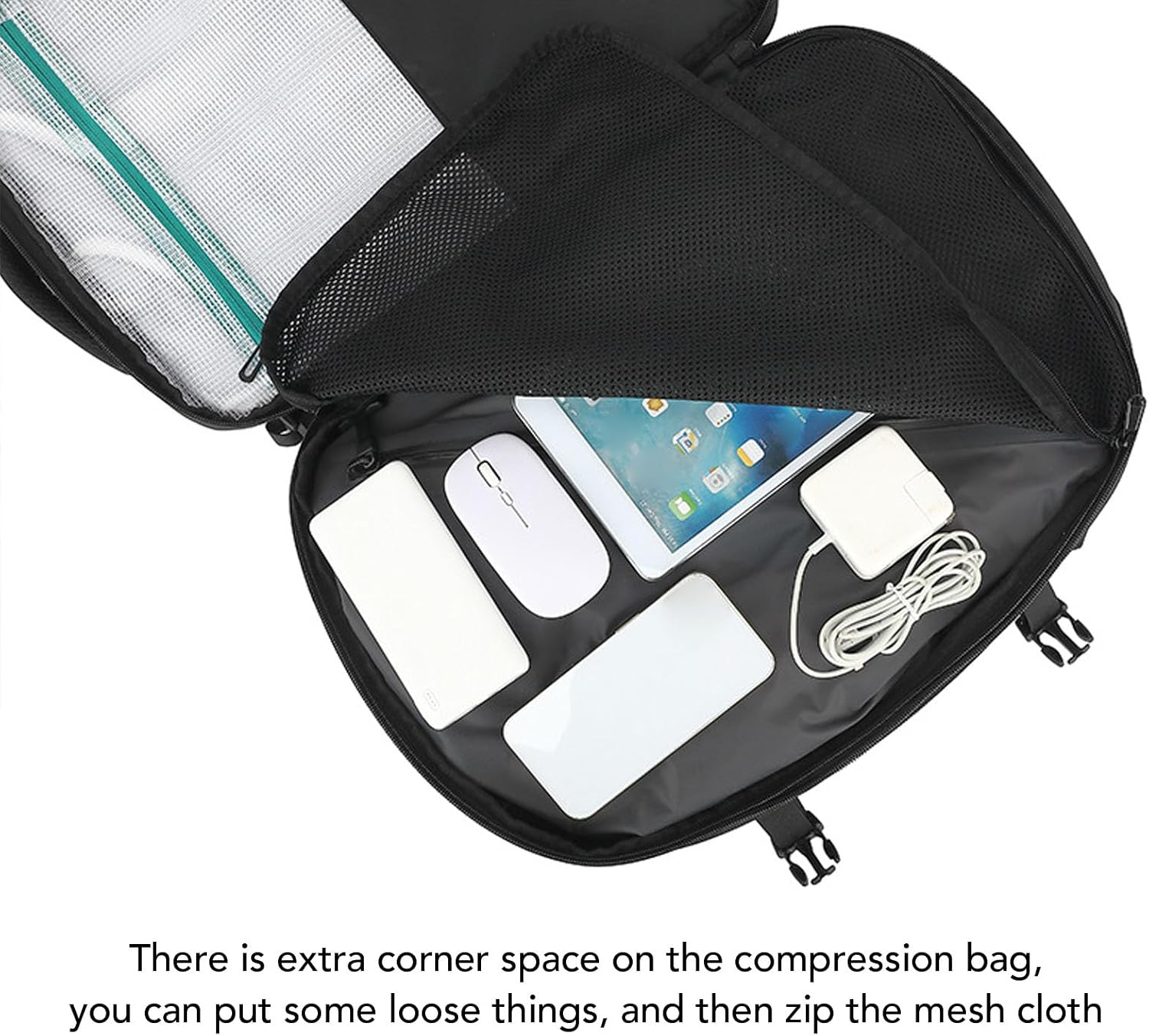 FOSA Air Backpack with Pump, USB Charging Vacuum Backpacks For Travel, Large Capacity 22L-55L Vacuum Compression Backpack