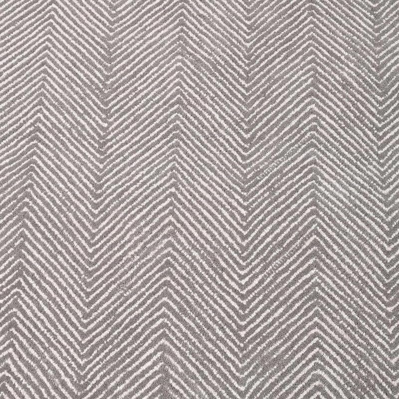 Gray Chevron Area Rug 10' x 14' for Living Room Modern Neutral Geometric Carpet for Bedroom Dining Room Textured Soft Durable Easy Maintenance