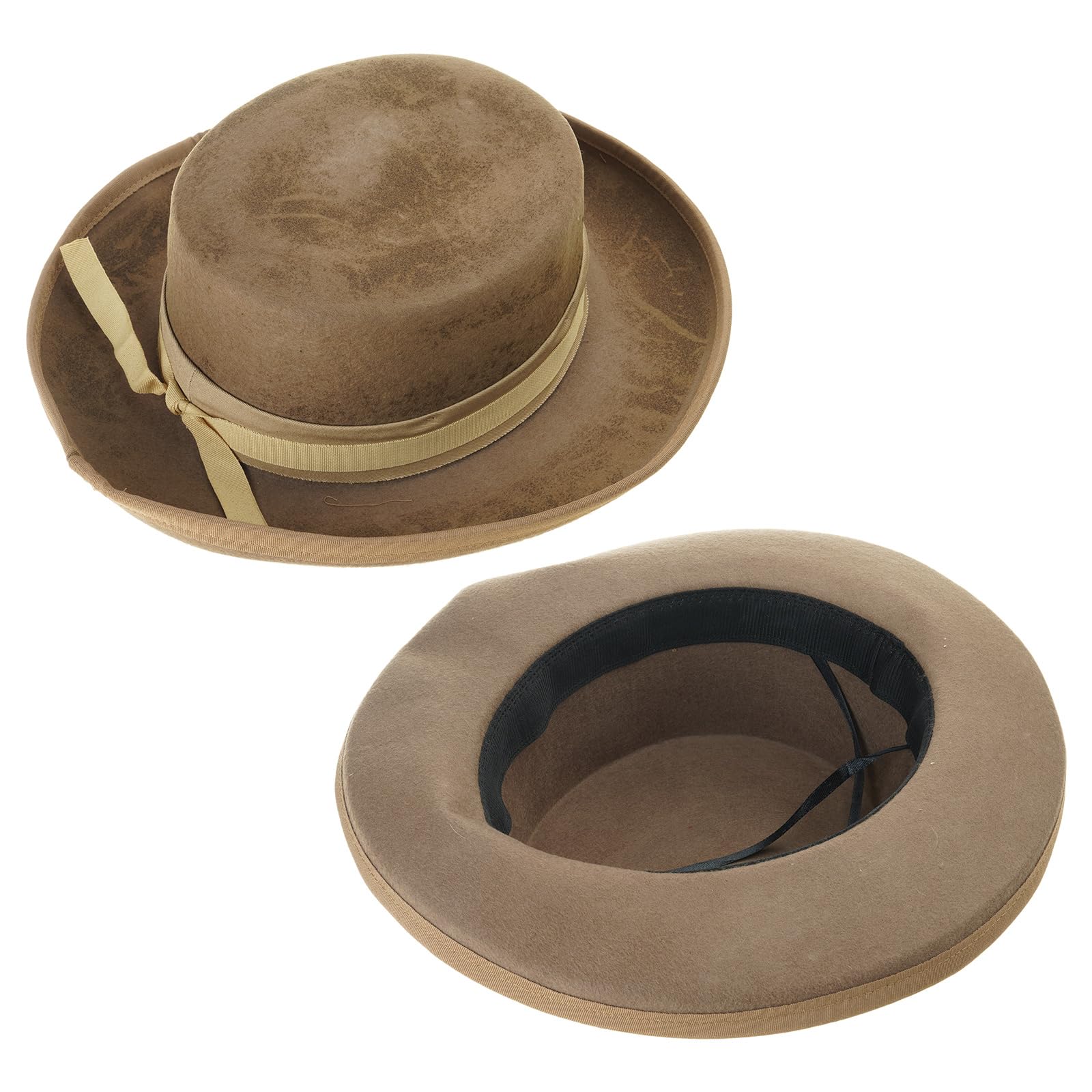 Cappello a tesa arrotolata con cintura per feste di carnevale