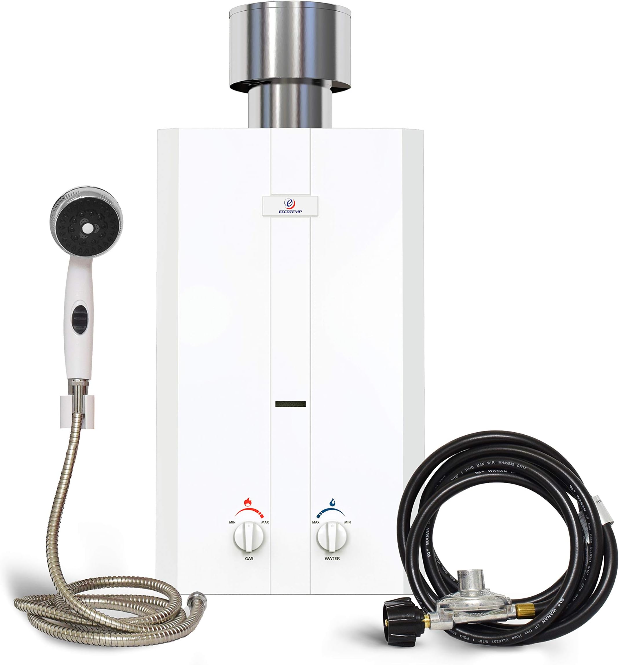 EccotempL10 Portable Water Heater w/Shower Set