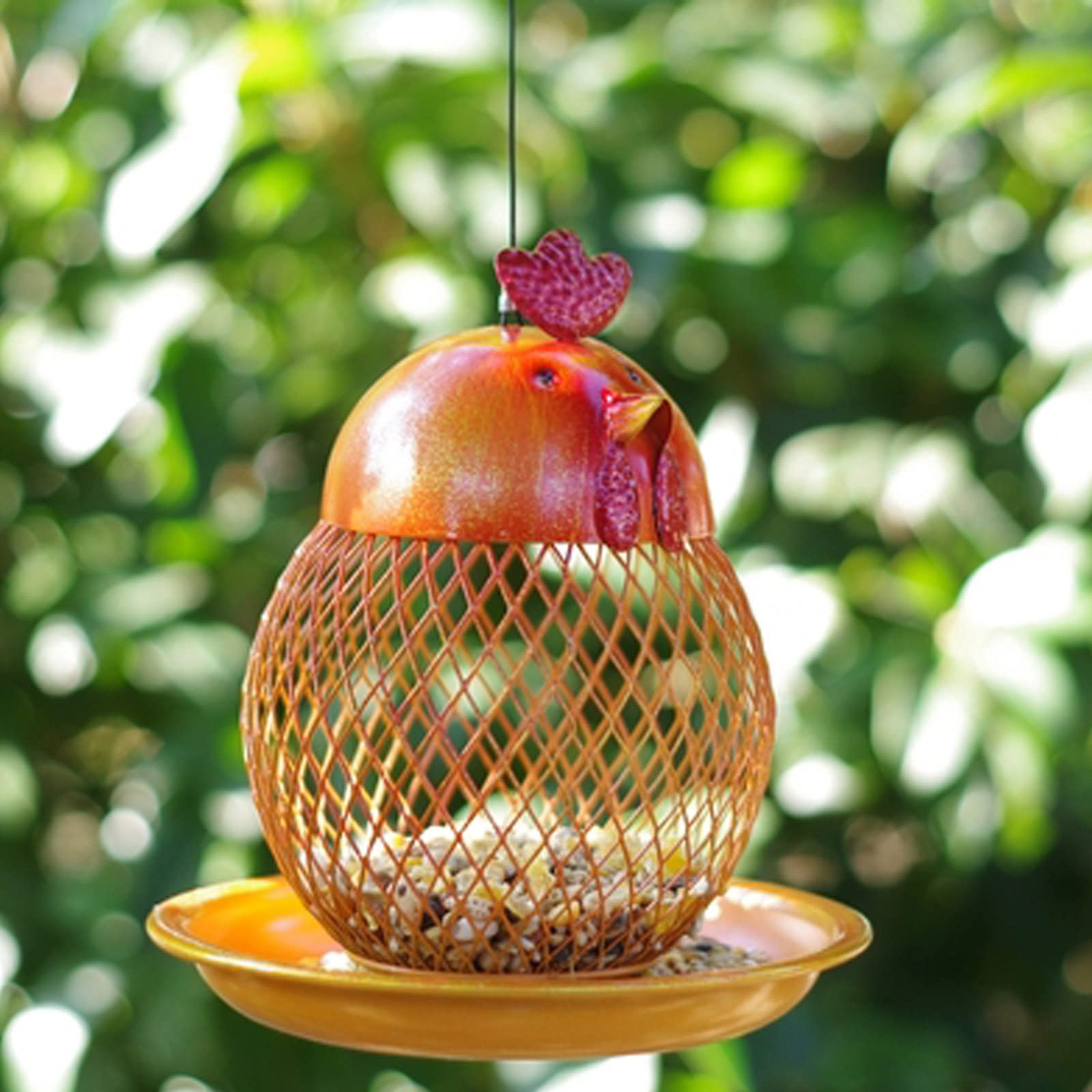 Comederos para Pajaros Silvestres Jardin Ventana Comedero Pajaros Silvestres Wildlife con Ventosa Comedero de Pajaros para Ventana,Gold