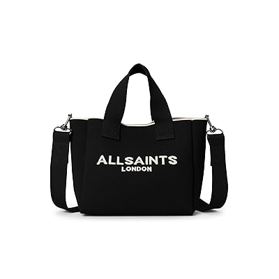 AllSaints Izzy Mini Tote Cross Body Handbags Black 1, Polyester