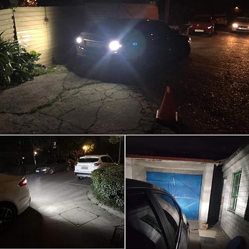 Miniatura 6 de Phinlion 912 921 - Bombillas LED de reversa para casa rodante (2600 lúmenes, súper brillantes, ZES SMD T15 906 W16 W, luces de reversa con