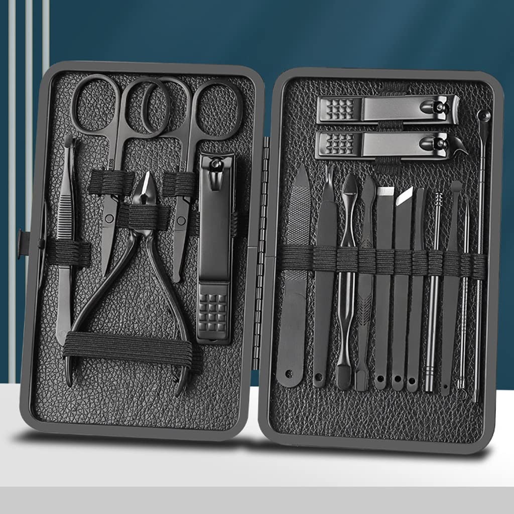 07 10 16 18 PCs Manic Door Cutters Nail Clipper Set Household Stainless Steel Ear Spoon Nail Cutter