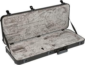 Fender Deluxe Molded Hard Case for Stratocaster Telecaster, Black