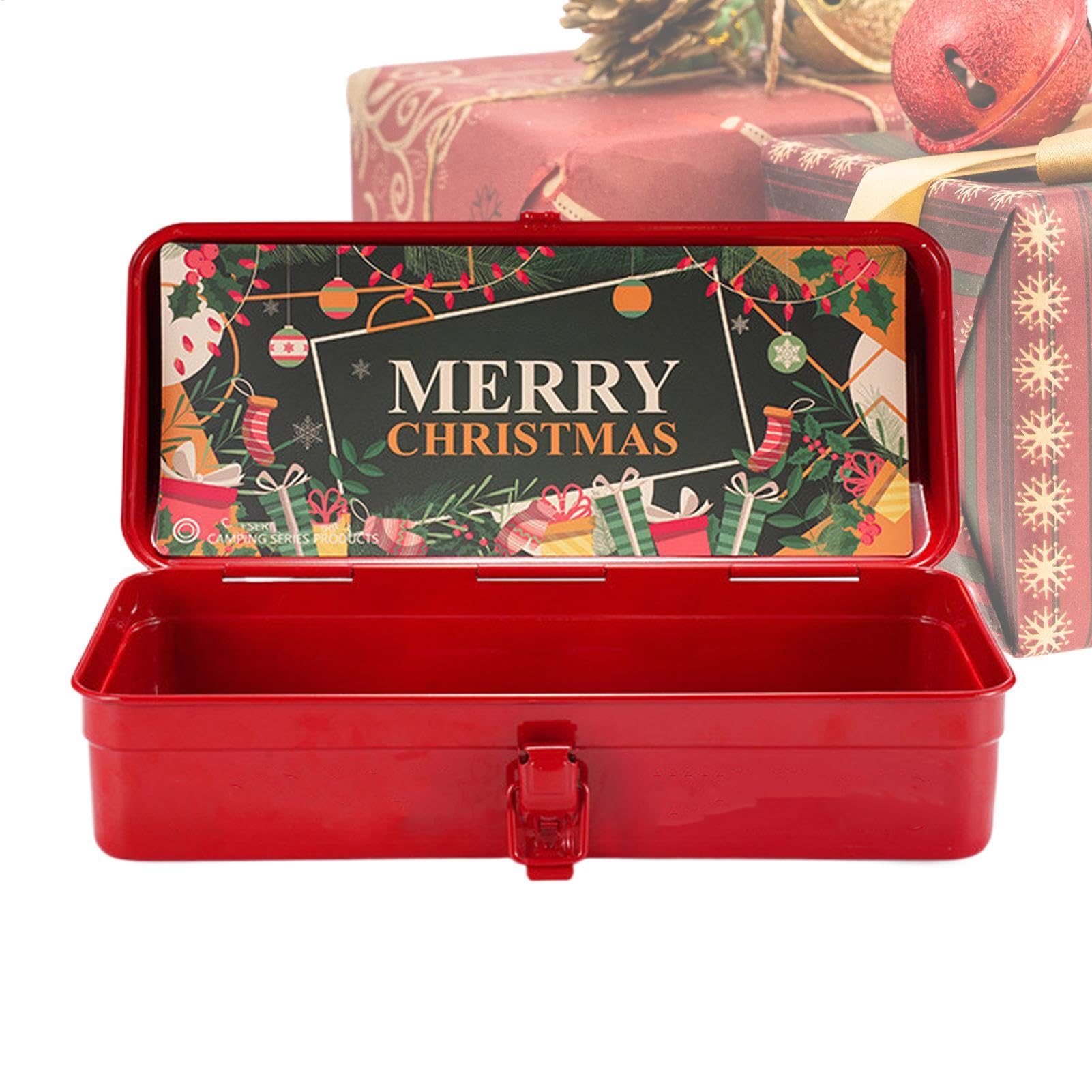 Boîtes de Noël en métal, boîtes de rangement carrées en métal, boîte de rangement en métal, boîte de rangement pour parfum, bougies parfumées, boîte de rangement pour, boîte de rangement pour