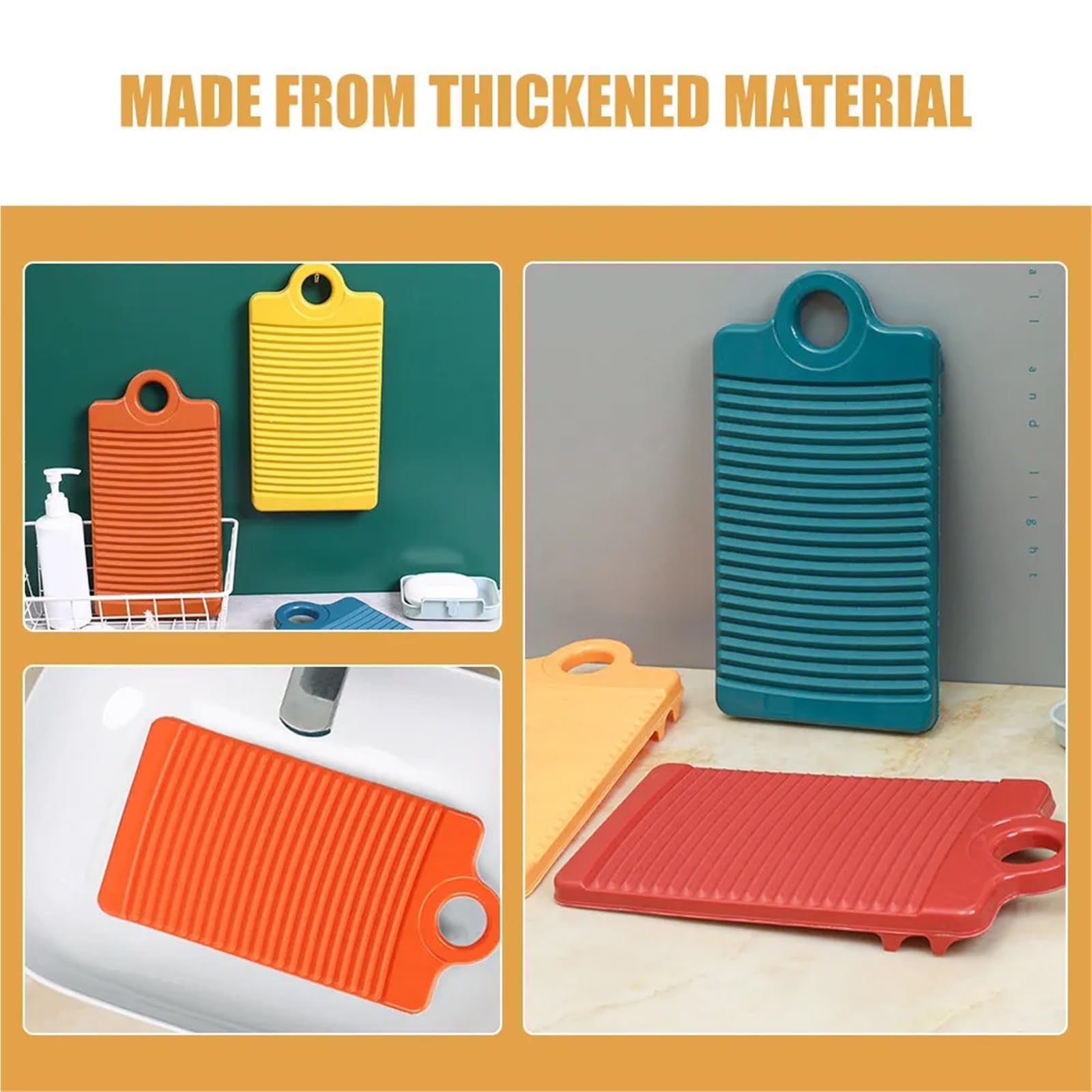 3Pcs Mini Waschbretter Haushalt Kleine Wäsche Peeling Bord Tragbare Hand Waschen Kleidung Reise Reinigung