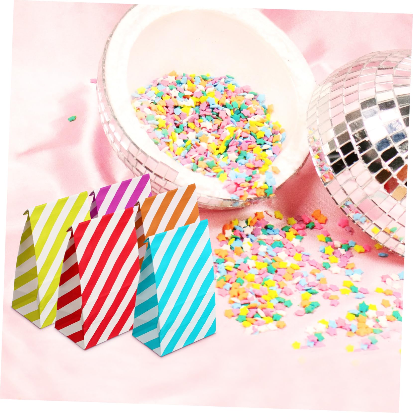 VERDANVERSE 80piezas Bolsas De Obsequio De Colores Bolsas De Dulces y Fiestas Para Golosinas Para Eventos y Celebraciones