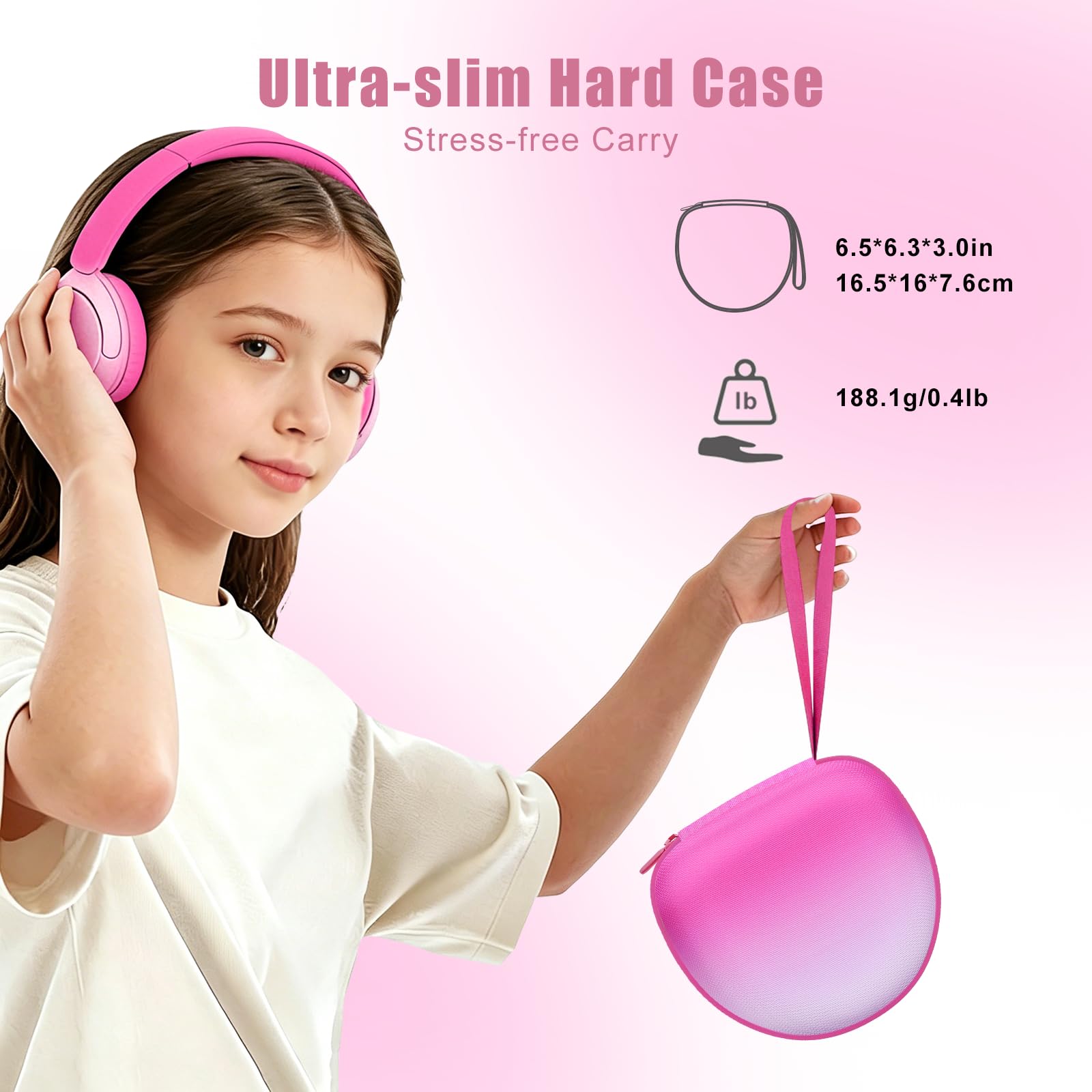 Amazon | Candy Bila Etc ヘッドフォン用子供用ヘッドフォンケース
