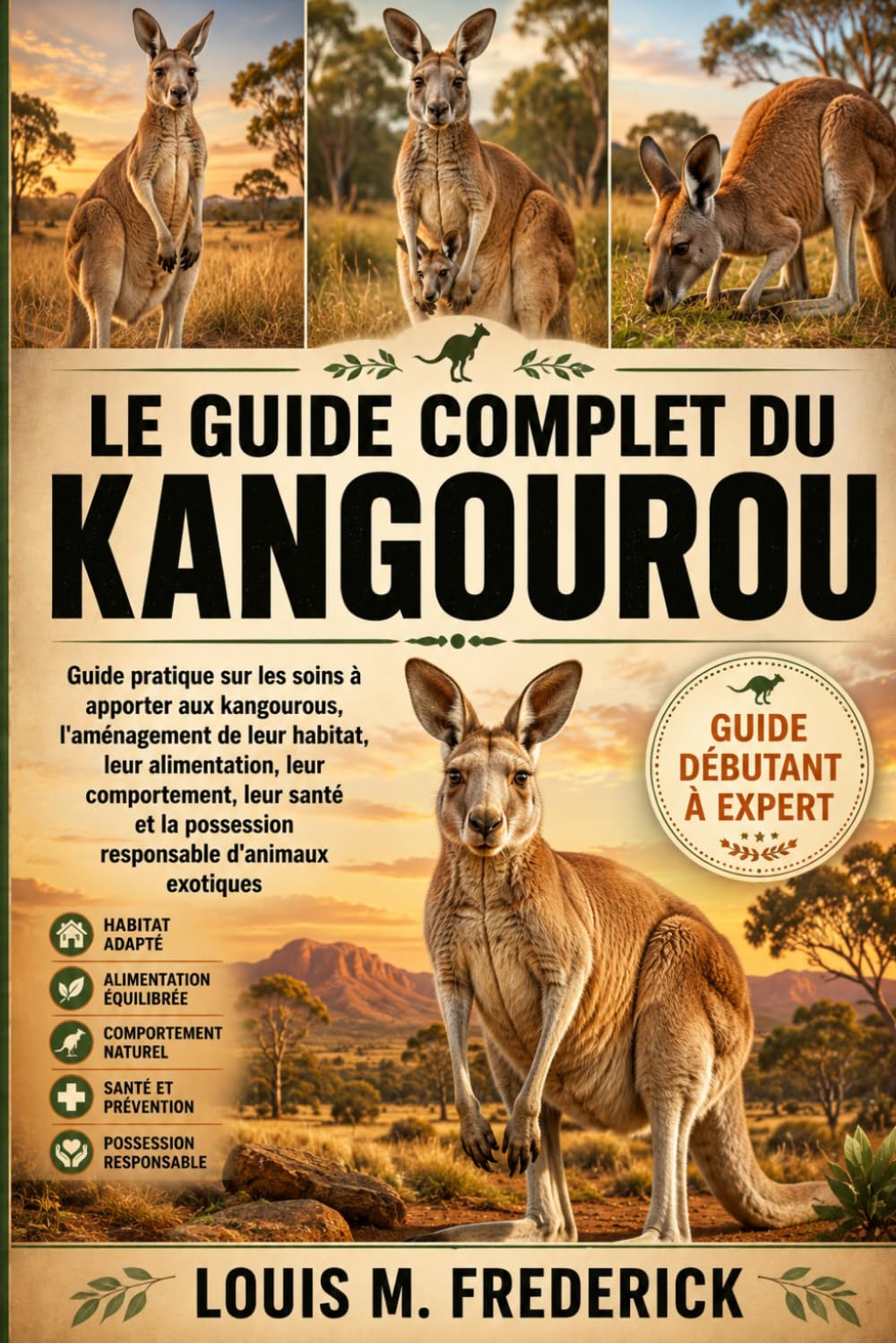 LE GUIDE COMPLET DU KANGOUROU: Guide pratique sur les soins à apporter aux kangourous, l'aménagement de leur habitat, leur alimentation, leur ... la possession responsable d'animaux exotiques
