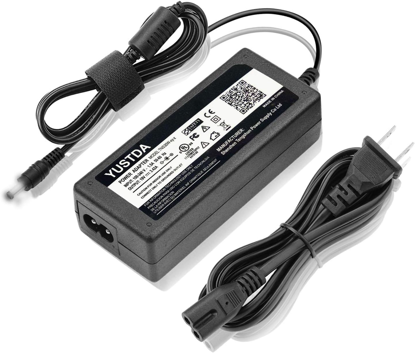 12V 60W AC Adapter for Synology DiskStation DS218+ DS218J DS216J DS216 II; WD My Cloud Pro PR2100 PR4100 EX2 Ultra Mirror NAS Power Adapter External Hard Drive Charger