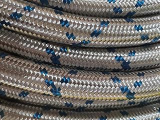 -10AN AN10 Blue Tracer Stainless Steel Braided Fuel Line Flex hose 14.2 mm (5/8") – Price for 1FT