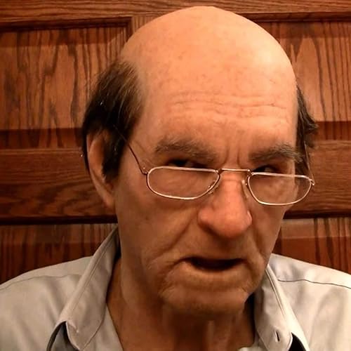 Miniatura 5 de Máscara de anciano realista de hombre calvo, máscara de cabeza completa, máscara de cabeza completa, accesorios de disfraz de Halloween