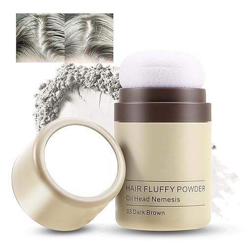 Boobeen Polvo para cabello fino, polvo de retoque de raíz, cubierta de sombra de cabello al instante, polvo de línea capilar para mujeres y hombres