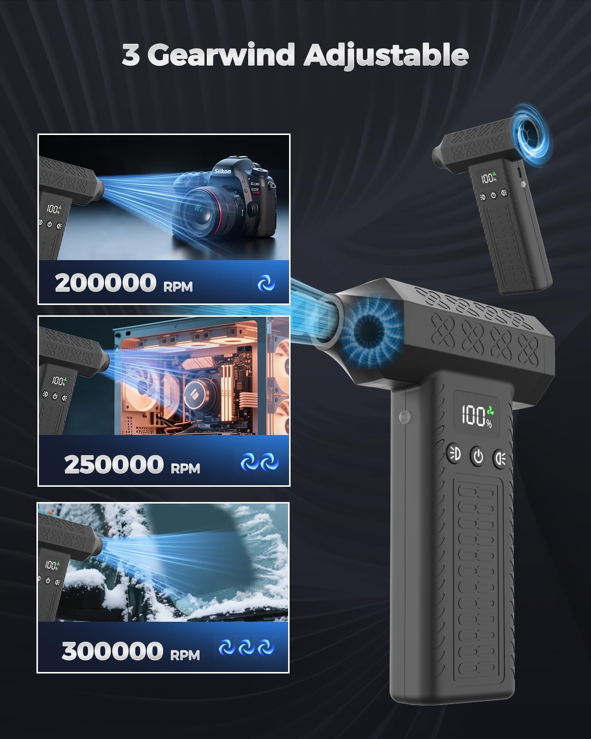 Sun Up Air Duster St Gain Wind Nozzle with