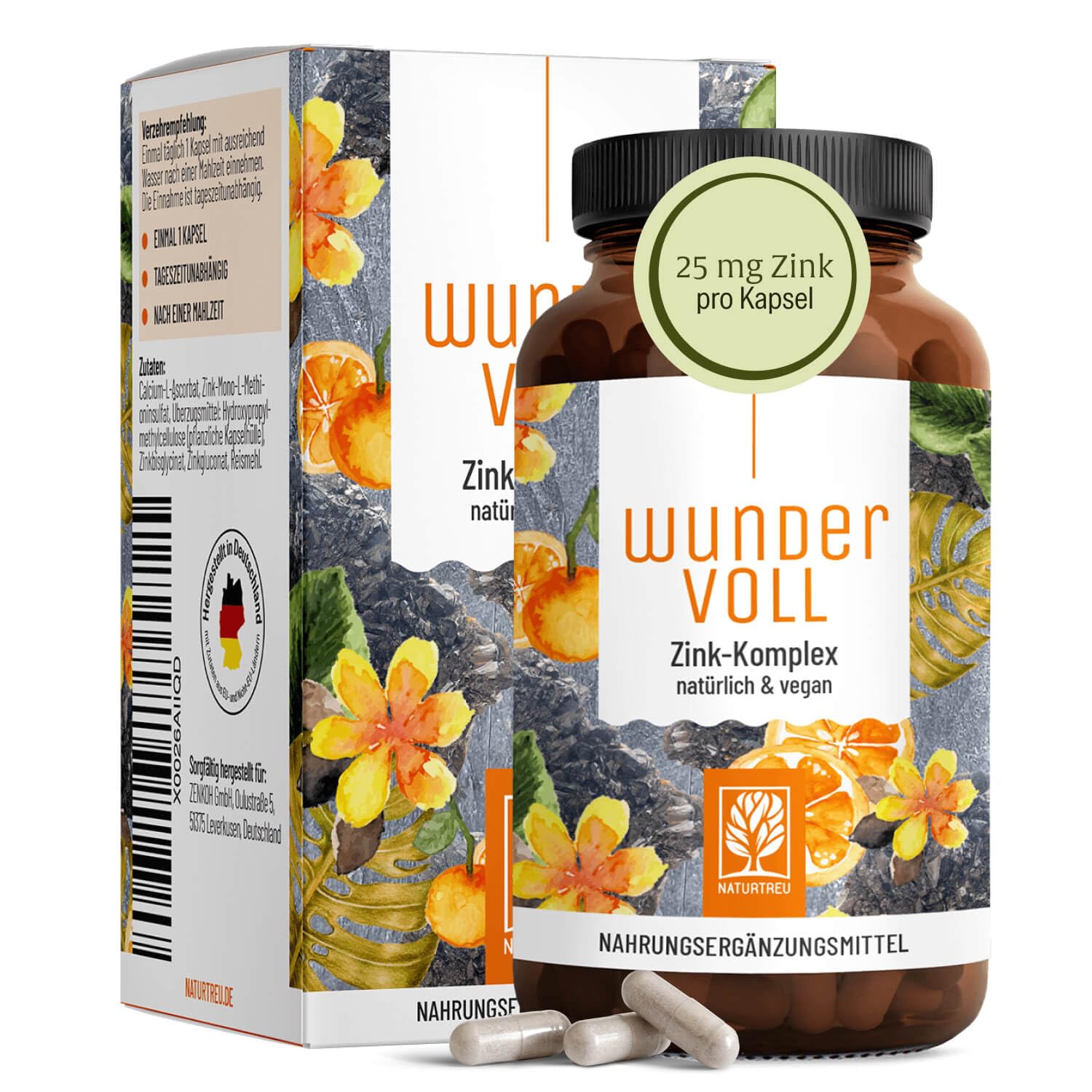 NATURTREU® Zink hochdosiert 25mg