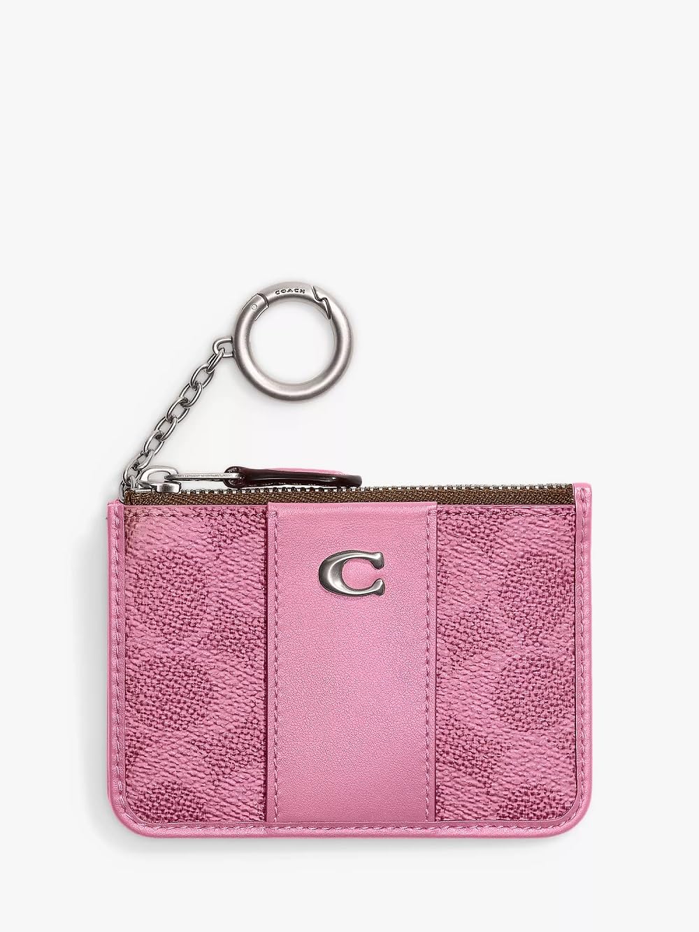 COACH Signature Pink Key Holder : Amazon.de: Sports & Outdoors