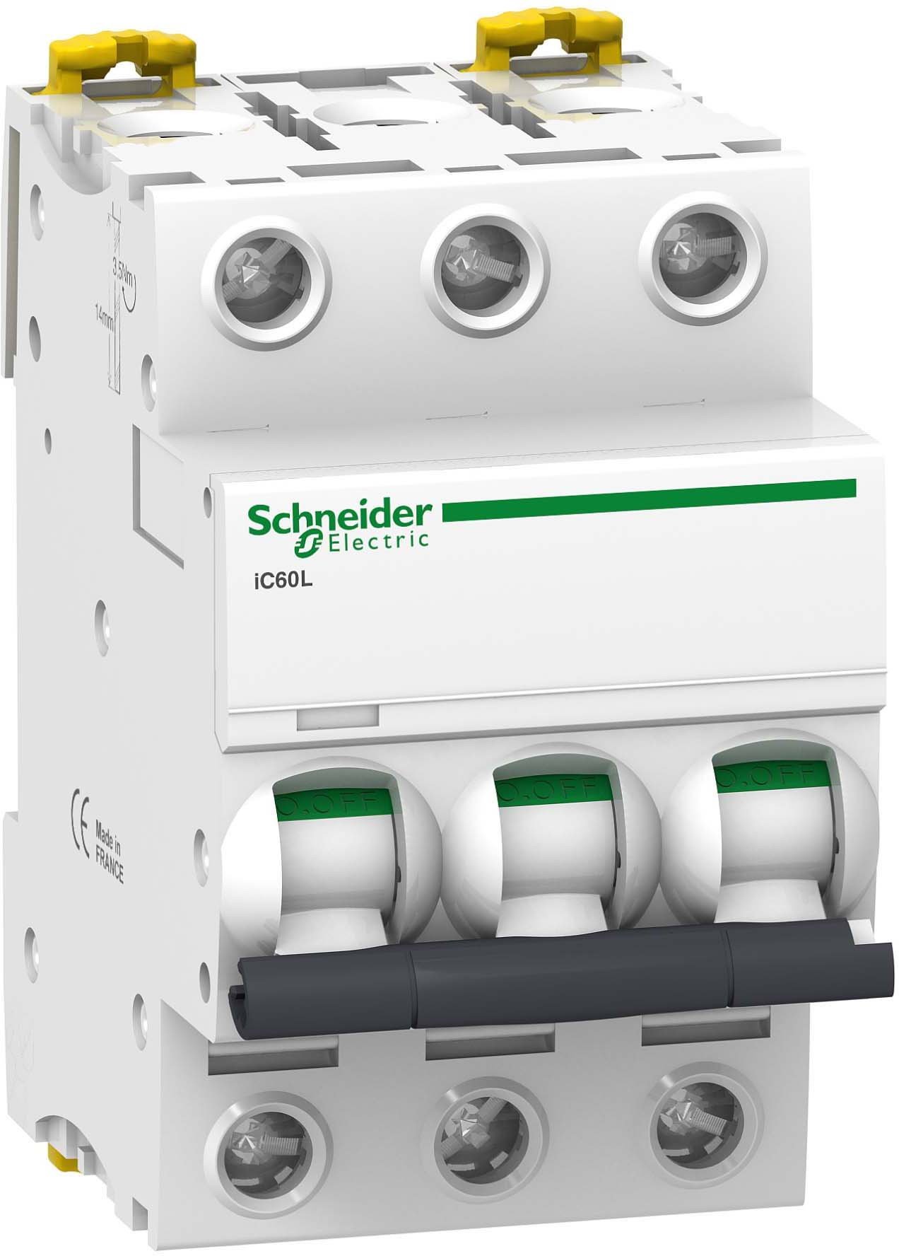Schneider Electric Schneider Elec Pbt – Itl 21 28 – Magneto-Thermic Switch Ic60l 3 Poles 6 A Curva-K