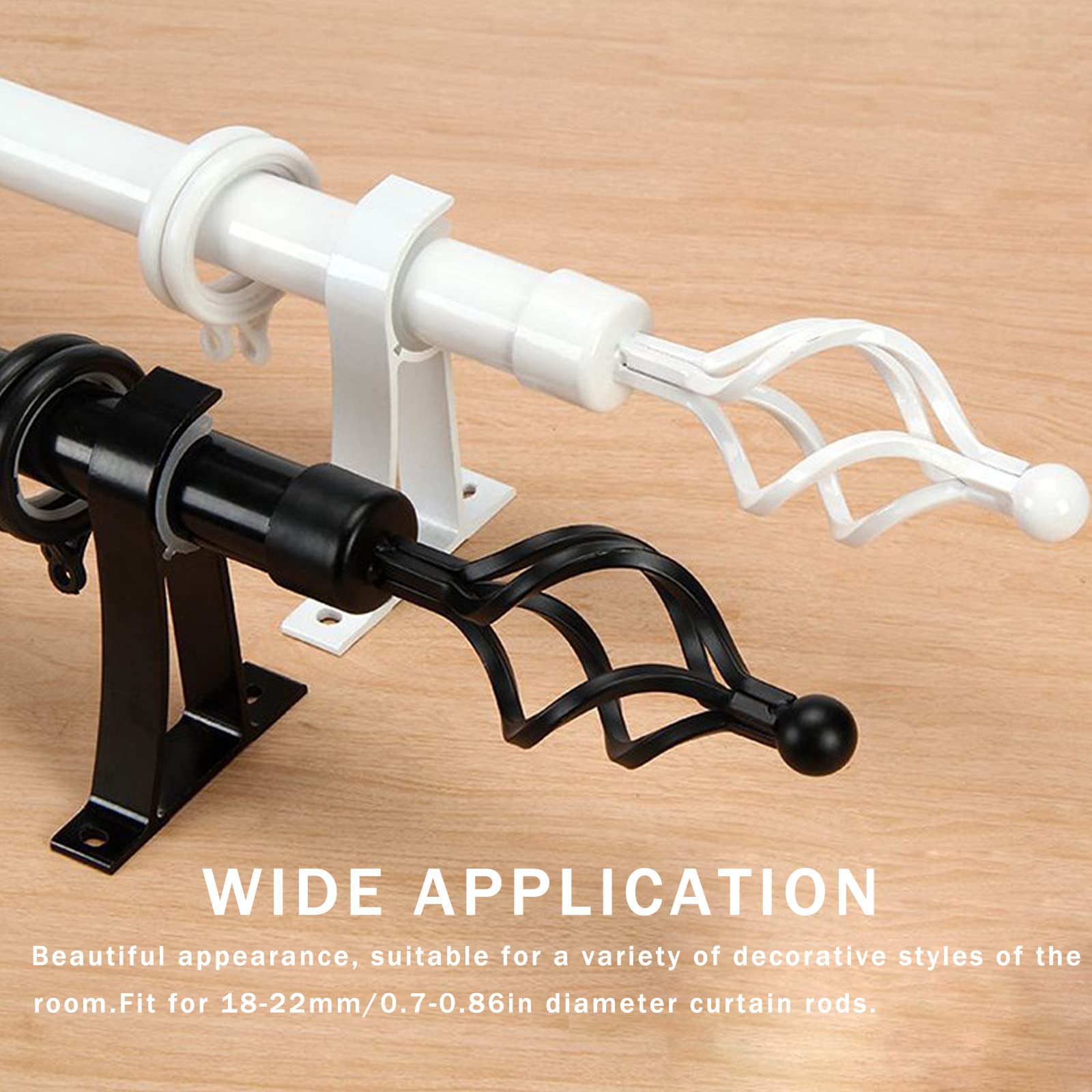 Cafe Curtain Rods Outside Mount Double Curtain Rods NoNo Bracket - Outside Mounted Blinds Curtain Rod