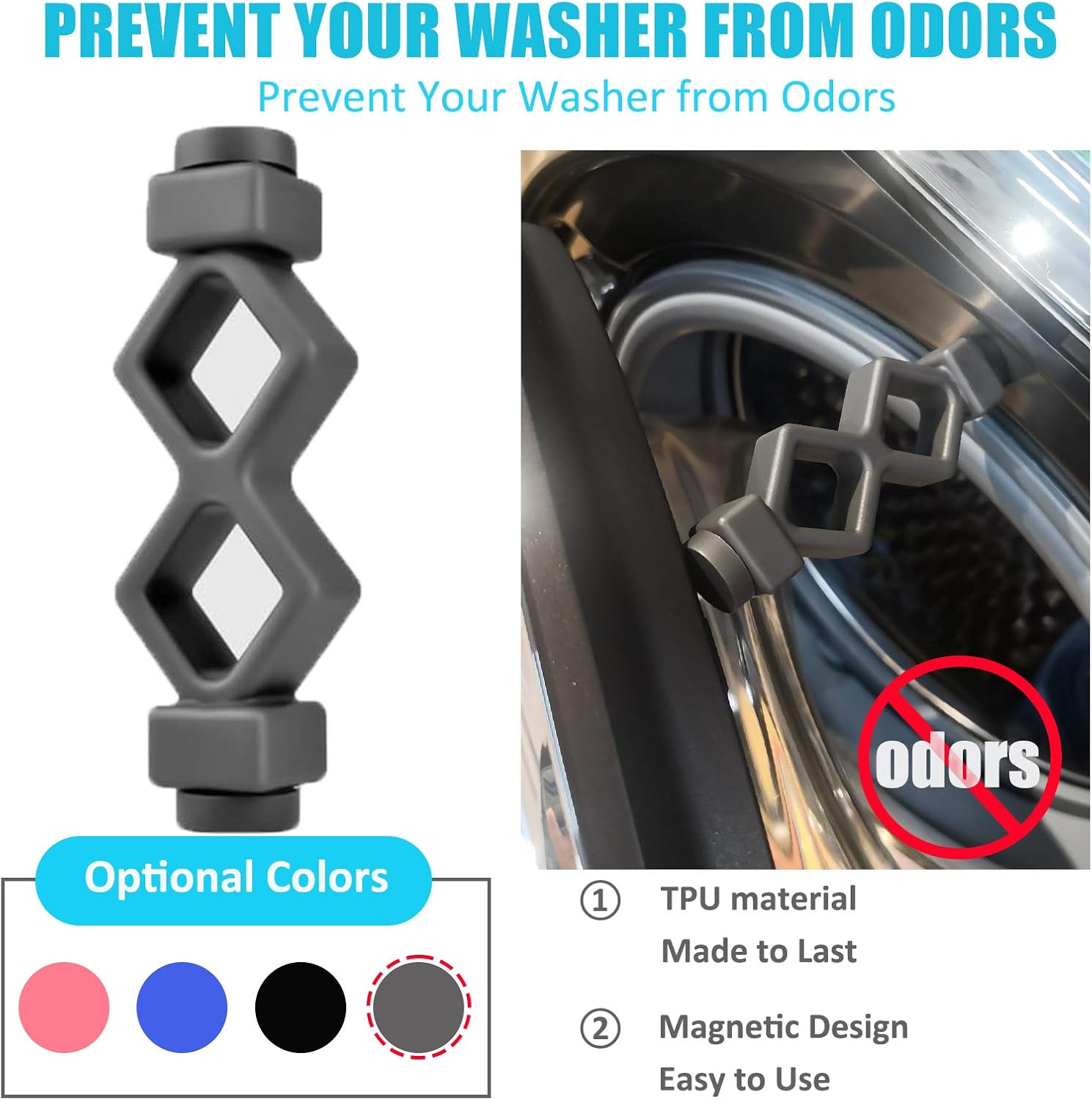 Buy NICENICY Washer Door Holder, Front Load Washer Door Prop