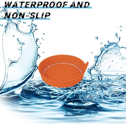 Miniatura 10 de zipelo Bling - Posavasos para automóvil, paquete de 4 posavasos universales antideslizantes para vehículos, portavasos de silicona con diamantes de