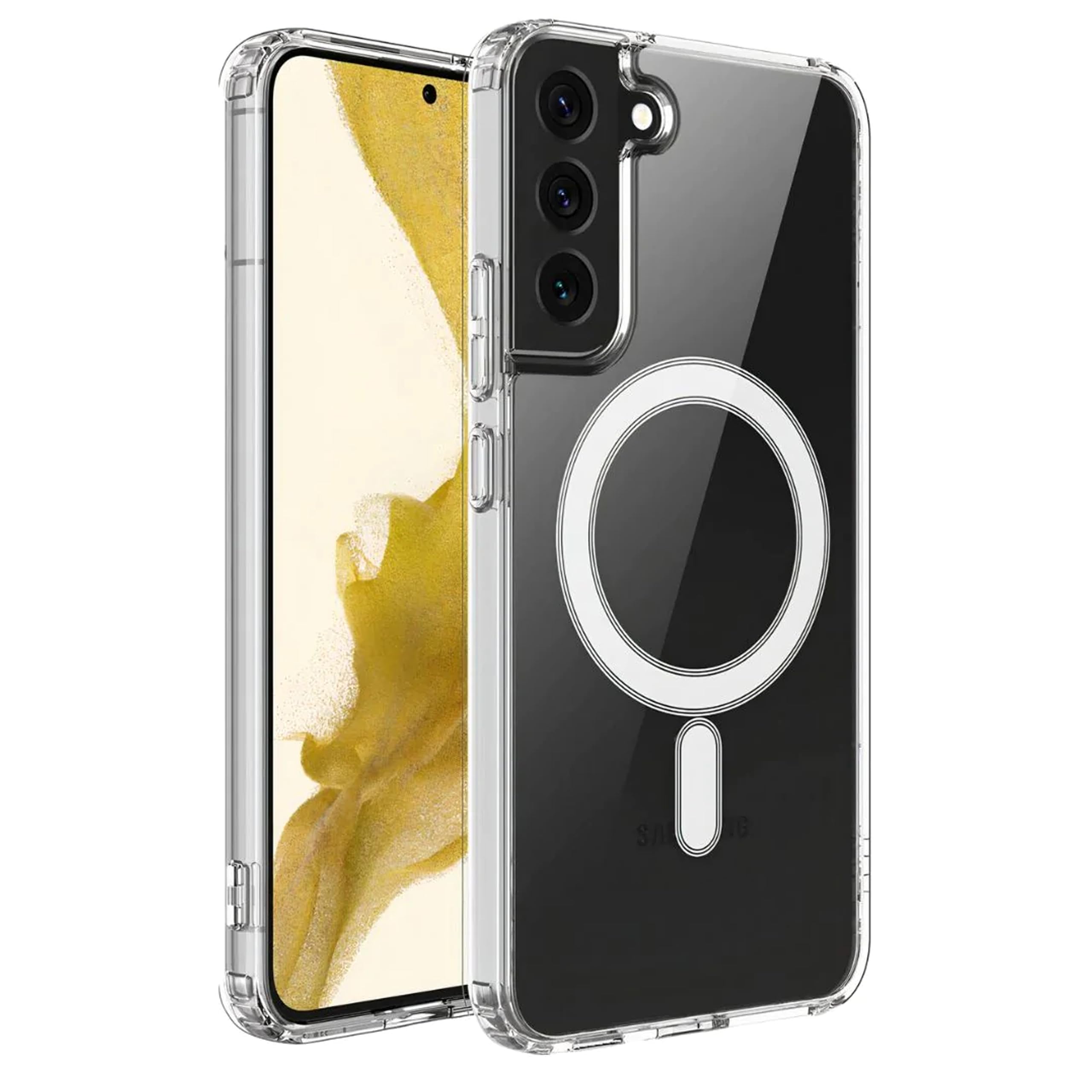Zapcase Back Case Cover for Samsung Galaxy S22 5G | Compatible for Samsung Galaxy S22 5G Back Case Cover | Compatible with MagSafe | Scratch-Resistant Back Case Cover | Clear (B0BLKDKJFM) Amazon Price History, Amazon Price Tracker