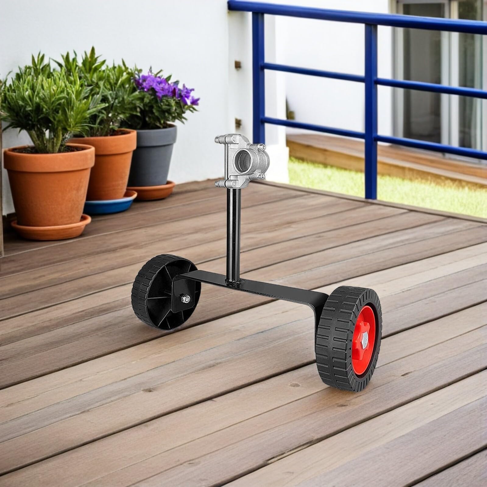 BESTonZON Rueda de Soporte para Cortacésped Accesorios para Cortacésped de Rueda de Repuesto para Desbrozadora para Trabajos de Jardinería