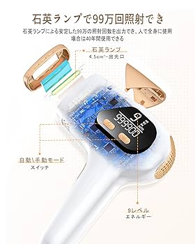 Amazon | YOZEE 脱毛器 だつもうき レディース メンズ IPL脱毛器