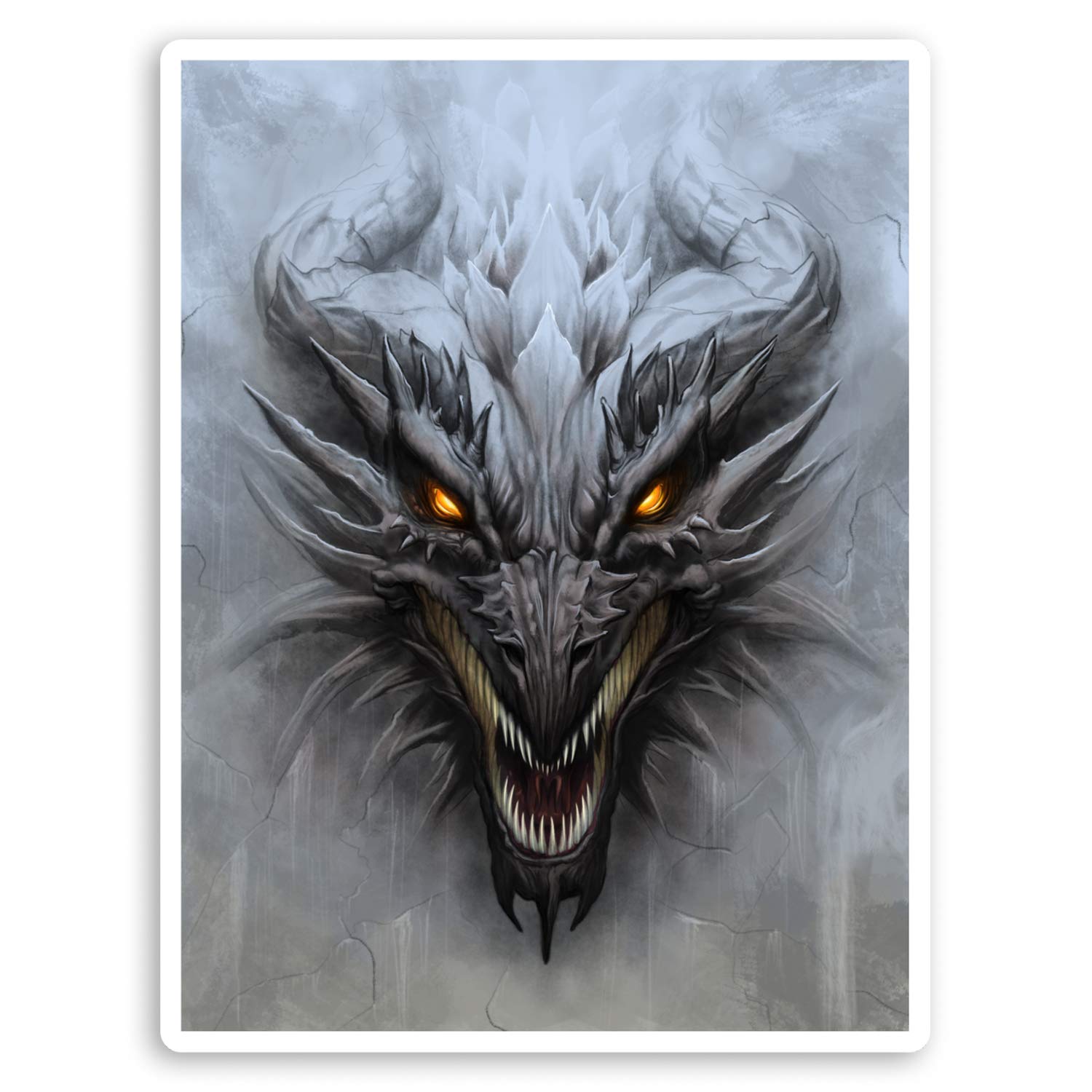 Fantastischer Flugdrache Wandsticker – Einzigartiger, Orientalischer Vinyl-Aufkleber Mit Japanischem Design In Rot (67x68cm)