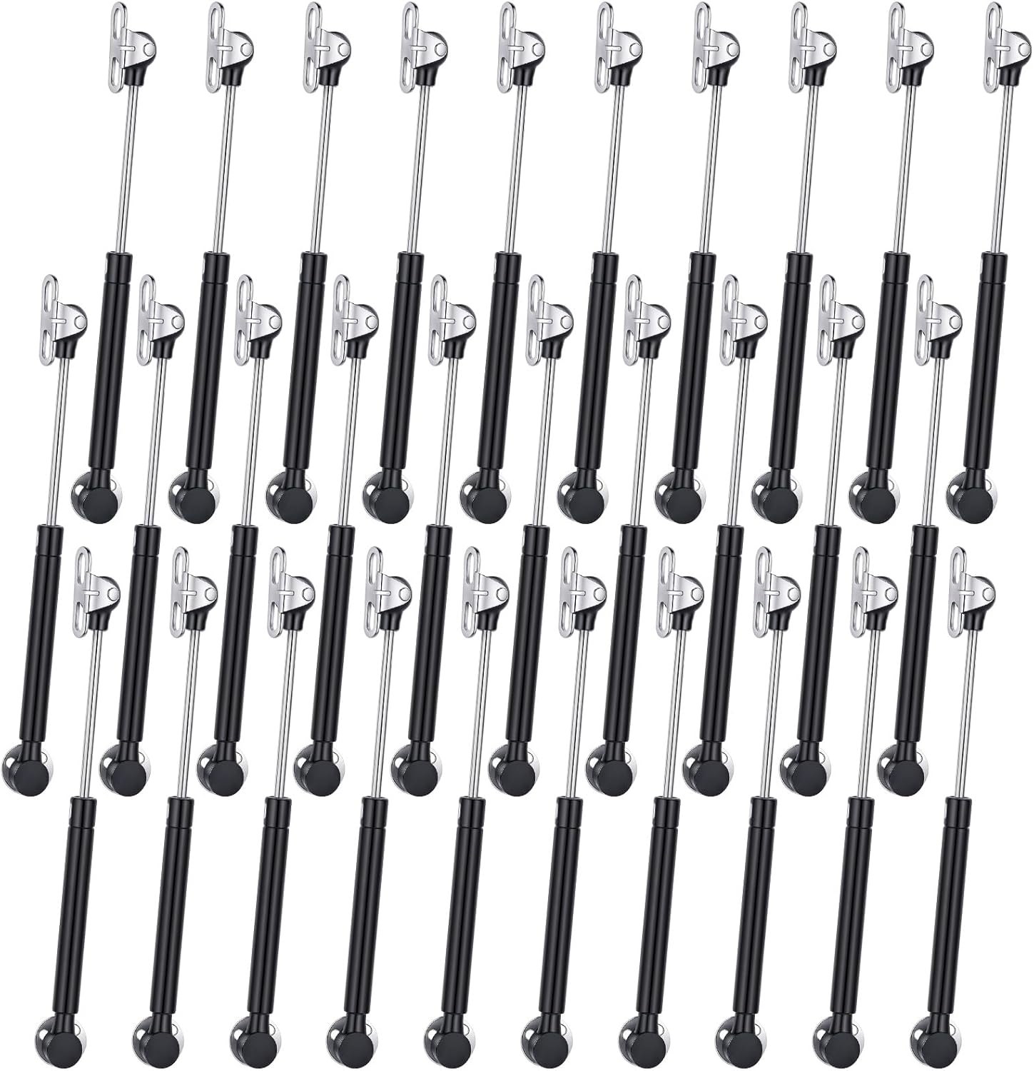 Lothee 30 Pack 10 Inch 100n/22.5lb Gas Struts for Cabinets Door Lift Pneumatic Support Rv Door Strut Soft Open Gas Springs Cabinet Shocks and Props for Furniture Rv Bed Boat Hatch