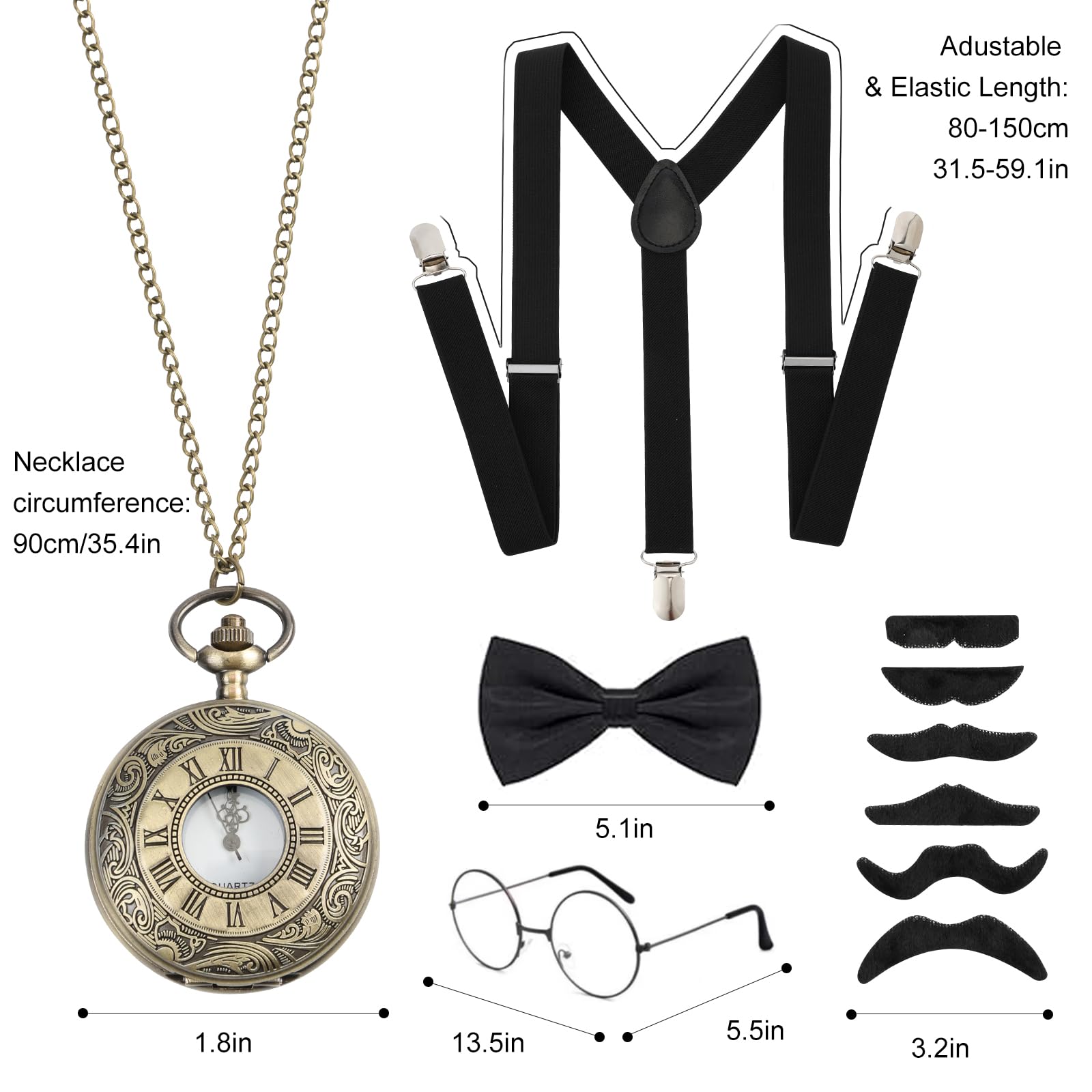 Disfraz de los años 20 para hombre, disfraz de Peaky Blinders, disfraz de mafia, disfraz de carnaval para hombre, accesorios de los años 20, disfraz para hombre y hombre, juego decorativo