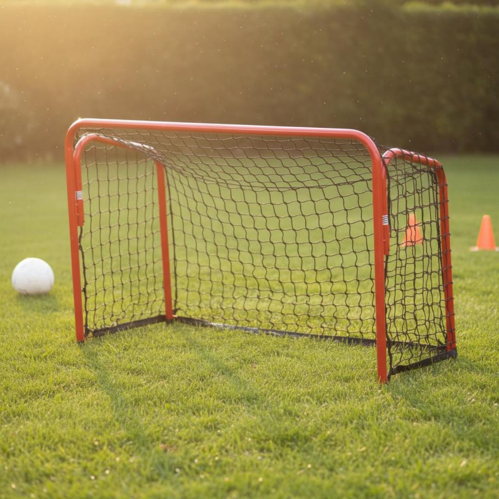 Porta da Calcio Pieghevole Rete Calcio Allenamento Bambini Mini Partita Pratica Cornice Portatile Chiusura Rapida Trasporto Pratico Migliorata Adatta