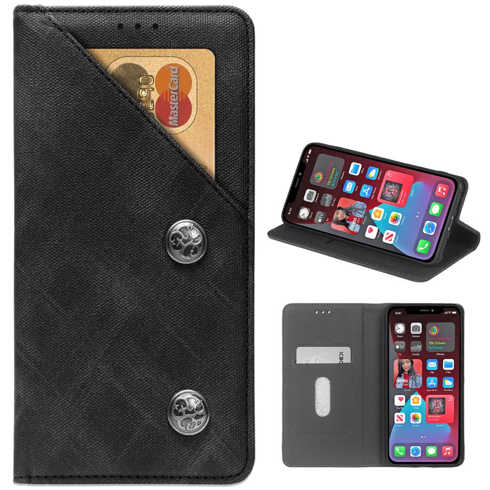 BAILI Wallet Case for Wiko Sunny 5 Lite PU Leather Cover[Kickstand][Magnetic Closure][Card Slot] Protective Cases Phone case for Wiko Sunny 5 Lite