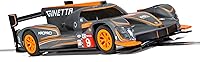 Vista 10 de Scalextric ARC Pro App Race Control 24h Le Mans Slot Car Digital 132 Slot Car Road Race Track Set C1404T, azul y gris