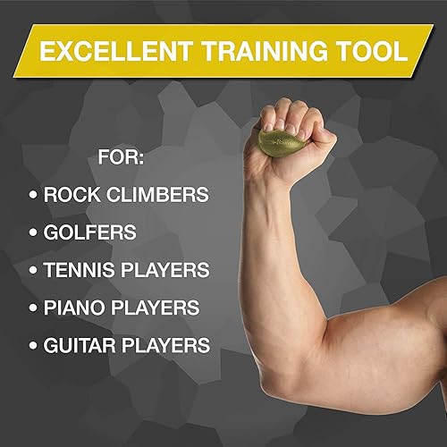 Miniatura 10 de Ejercitador manual Theraband para manos muñecas dedos antebrazos refuerzo de agarre y terapia bola para apretar aliviar el estrés aumentar la