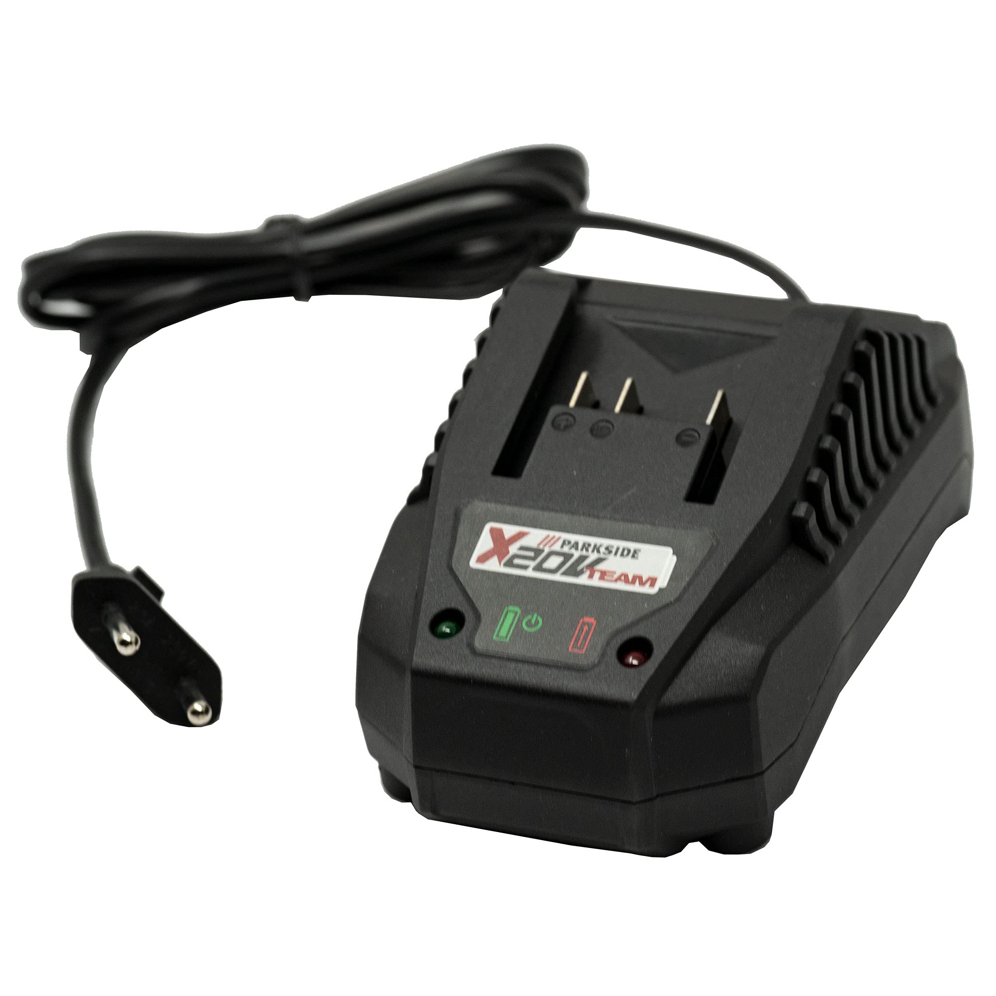 Cargador de Repuesto Parkside PLG 20 A1 con indicador de Carga LED de la Serie 20V para Cortasetos inalámbrico Parkside PHSA 20-Li A1 LIDL IAN 351757